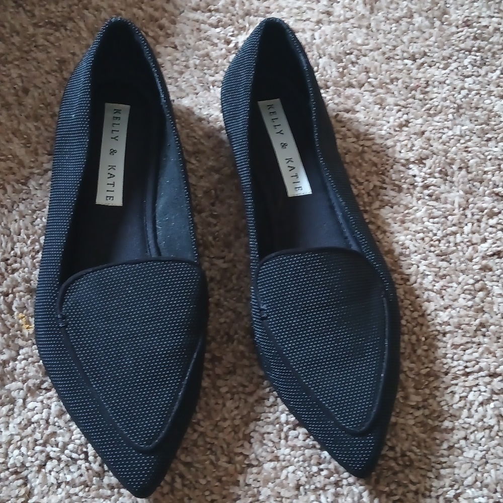 Black Flats Shoes